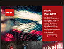 Tablet Screenshot of mako.fi