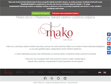 Tablet Screenshot of mako.hr